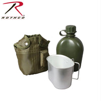 Rothco 3 Piece Canteen Kit With Cover & Aluminum Cup