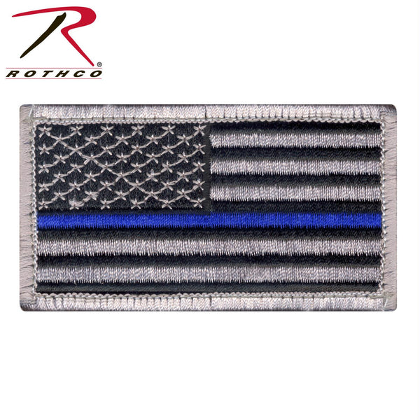 Rothco Thin Blue Line Police U.S. Flag Patch