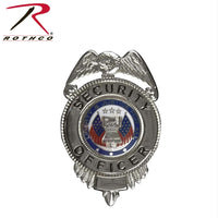 Rothco Security Officer Badge w/ Flags