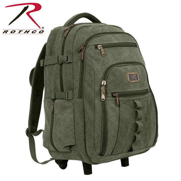 Rothco Rolling Canvas Backpack