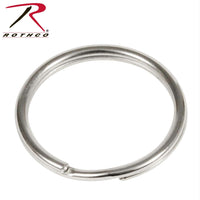 Rothco 1 Split Ring - Nickel - 50 Pack