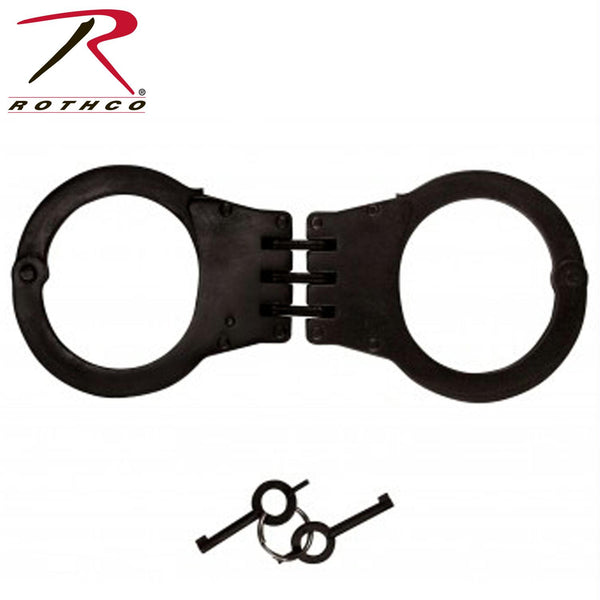 Rothco Deluxe Hinged Handcuffs / Nickel Plated