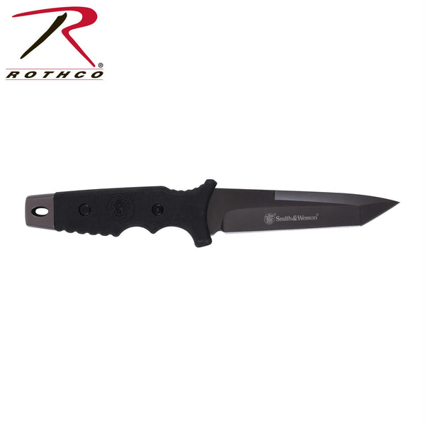 Smith & Wesson Full Tang Fixed Tanto Blade Knife W- PPE Handle