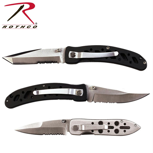 Rothco Samurai II Skeletal Handle Hunter Lockback Folding Knife
