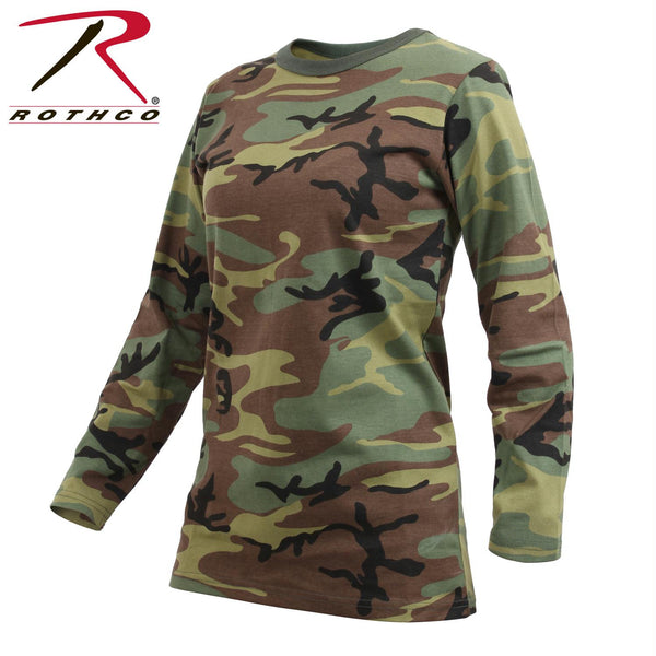 Rothco Womens Long Sleeve Camo T-Shirt