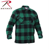 Rothco Extra Heavyweight Buffalo Plaid Sherpa-lined Flannel Shirts