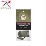 Rothco Vintage Web Belt Buckle & Tip Pack