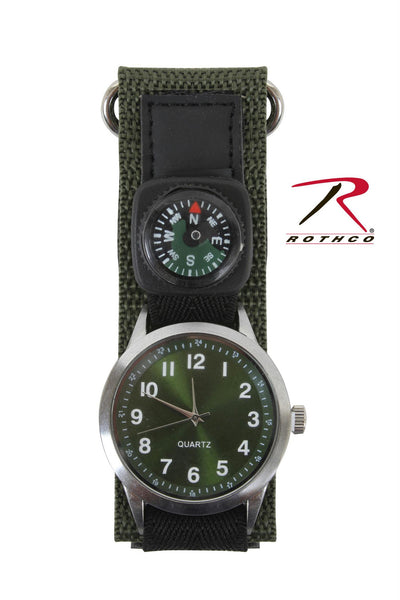 Rothco Watch With Compass-Olive Drab