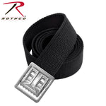 Rothco 54" Web Belts With Open Face Chrome Buckle