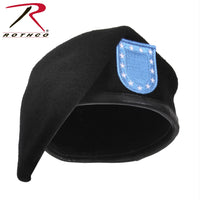 ''Inspection Ready'' Black Beret w/ Flash