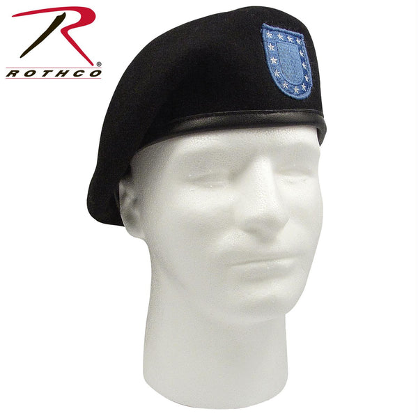 ''Inspection Ready'' Black Beret w/ Flash