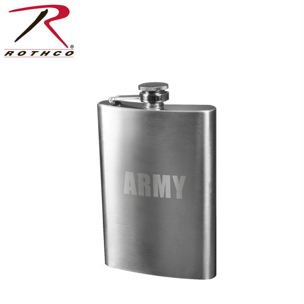 Rothco Engraved Stainless Steel Flasks
