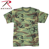 Rothco Woodland Camo T-Shirt w/ Pocket