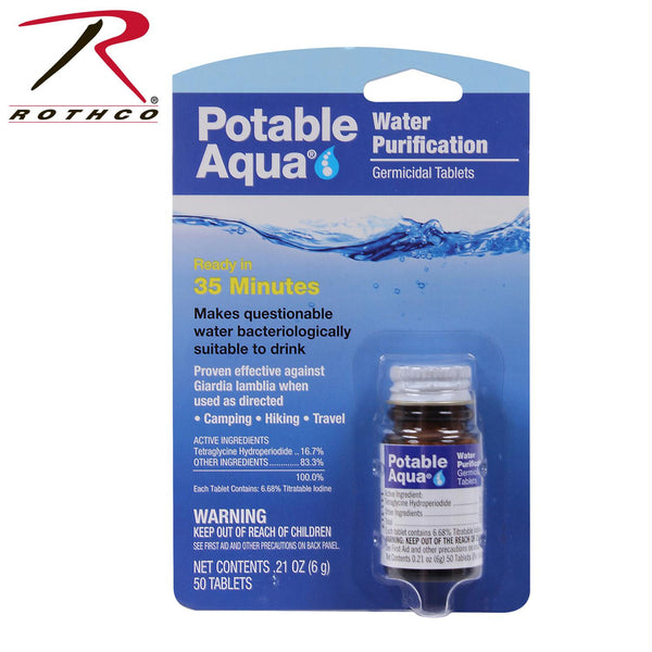 Potable Aqua Water Purification Tablets