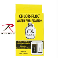 Chlor Floc Military Water Purification Powder Packets