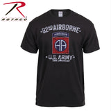 Black Ink Distressed 82nd Airborne T-shirt