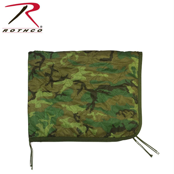 Rothco G.I. Issue Woodland Camo Poncho Liner