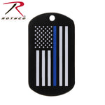 Rothco Thin Blue Line Dog Tag