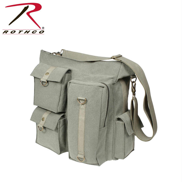 Rothco Vintage Multi Pocket Messenger Bag