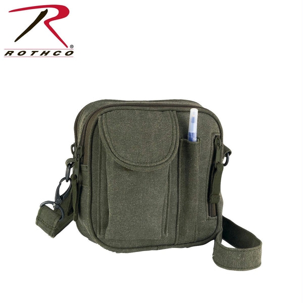 Rothco Vintage Olive Drab Canvas Organizer Bag