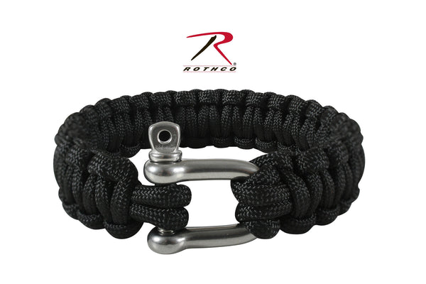 Rothco Paracord Bracelet w/ D-Shackle