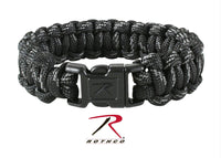 Rothco Black w/ Reflective Paracord Bracelet