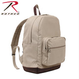 Rothco Vintage Canvas Teardrop Backpack w/ Leather Accents