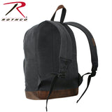 Rothco Vintage Canvas Teardrop Backpack w/ Leather Accents