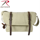 Rothco Vintage Canvas Explorer Shoulder Bag w/ Leather Accents