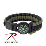 Rothco Paracord Compass Bracelet
