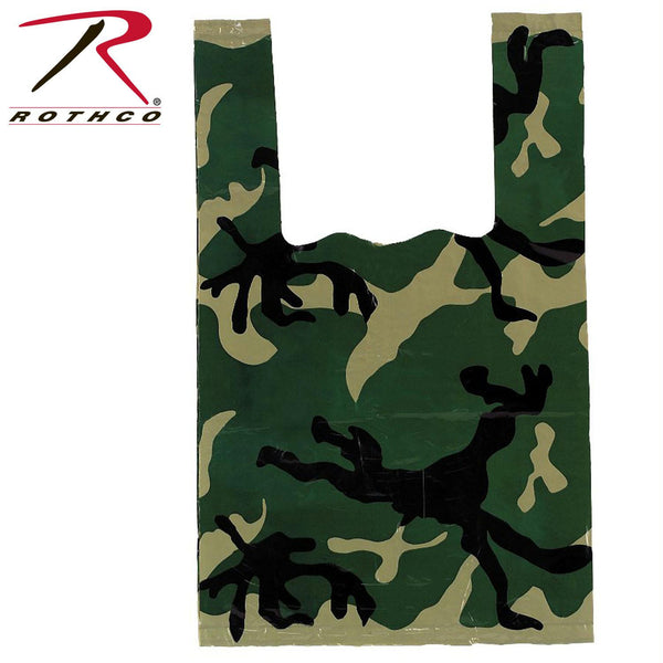 Rothco Woodland Camo Shopping Bag